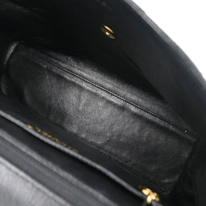 Chanel 2002-2003 Black Caviar Top Handle Handbag