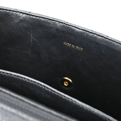 Chanel 2002-2003 Black Caviar Top Handle Handbag