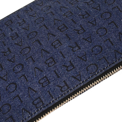 Bvlgari Blue Denim Logomania Handbag