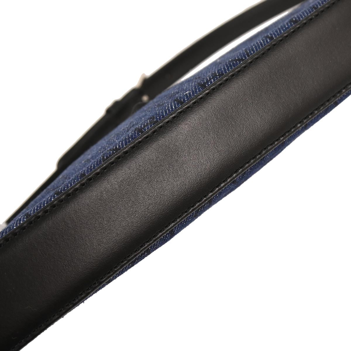 Bvlgari Blue Denim Logomania Handbag