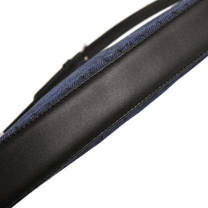 Bvlgari Blue Denim Logomania Handbag