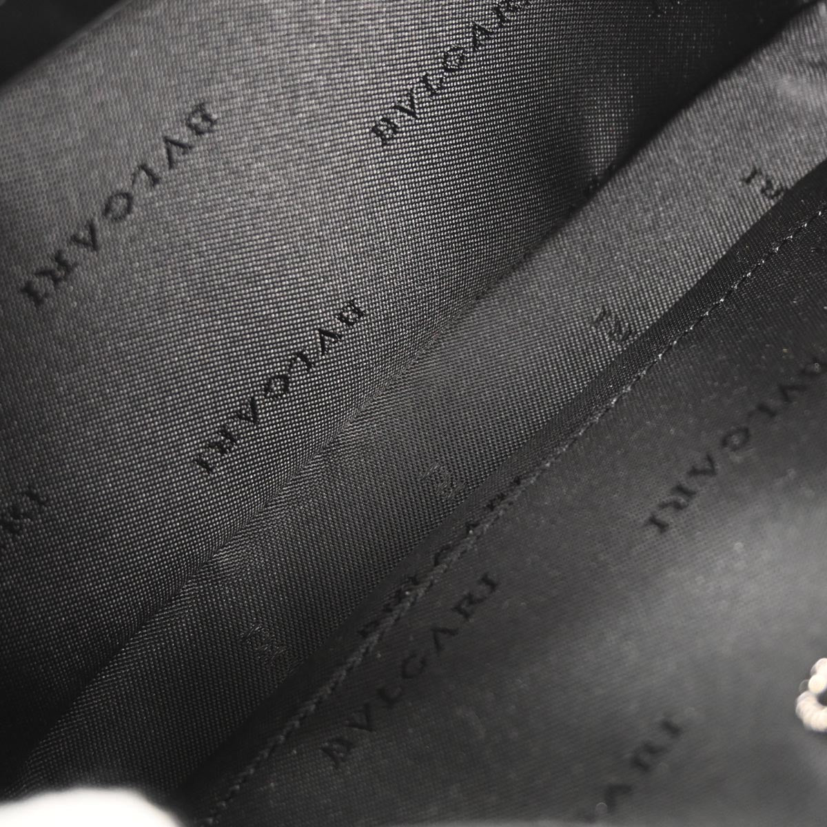 Bvlgari Blue Denim Logomania Handbag