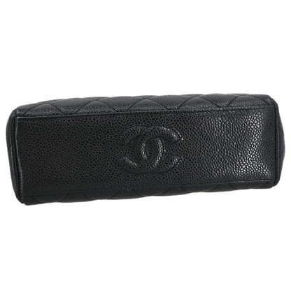 Chanel 1994-1996 Black Caviar Shoulder Bag