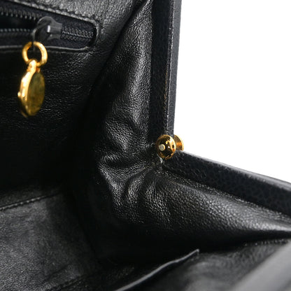 Chanel 1994-1996 Black Caviar Shoulder Bag