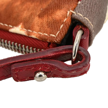 Christian Dior Red Canvas Dior's Victim Limited Saddle Handbag