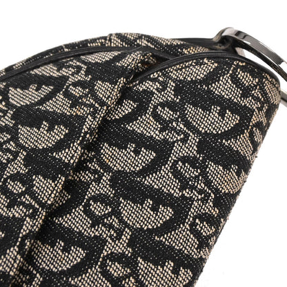 Christian Dior Black Trotter Saddle Handbag