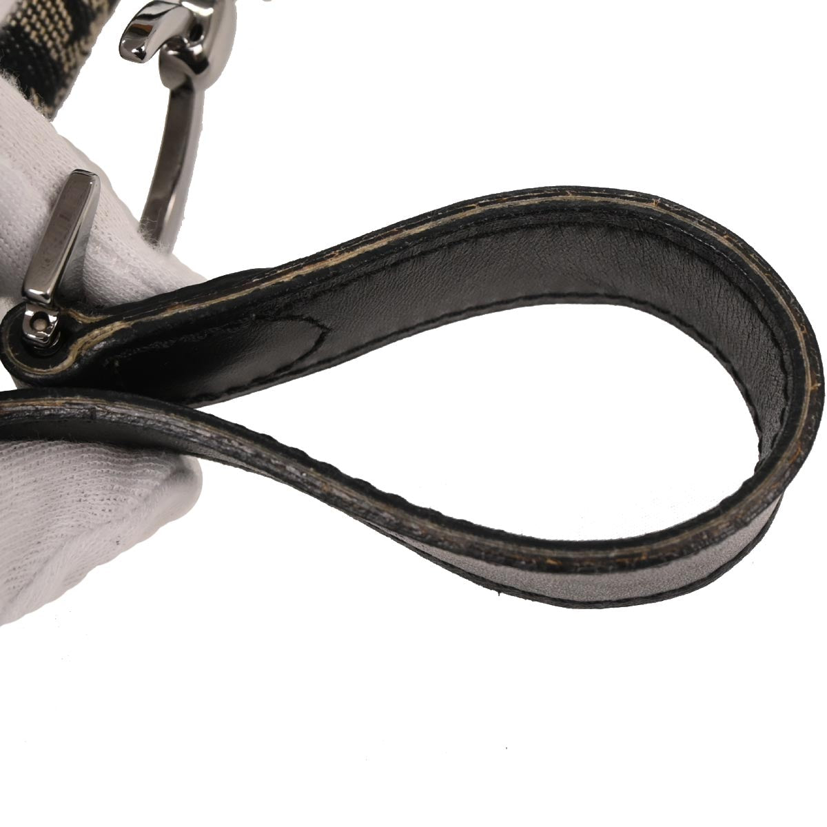 Christian Dior Black Trotter Saddle Handbag