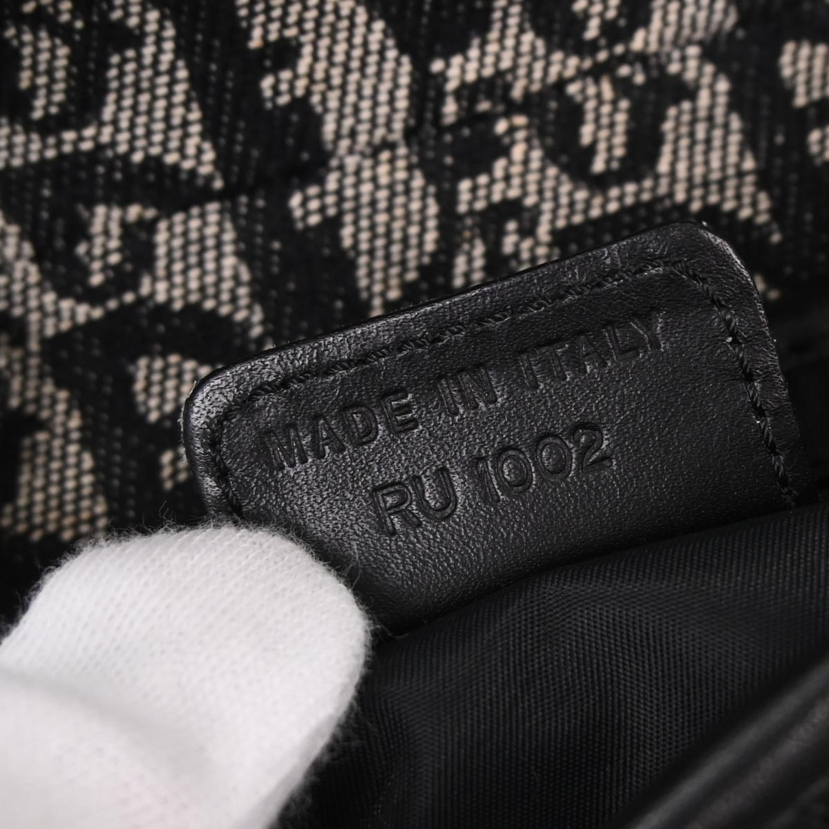 Christian Dior Black Trotter Saddle Handbag