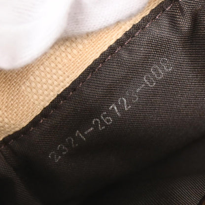 Fendi Beige Linen Zucca Handbag