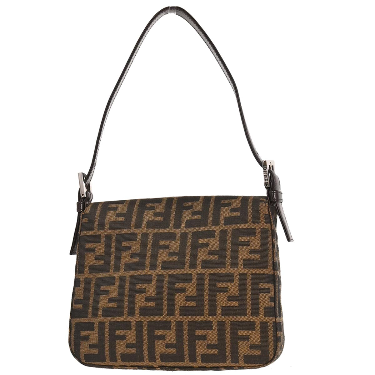 Fendi Brown Canvas Zucca Handbag