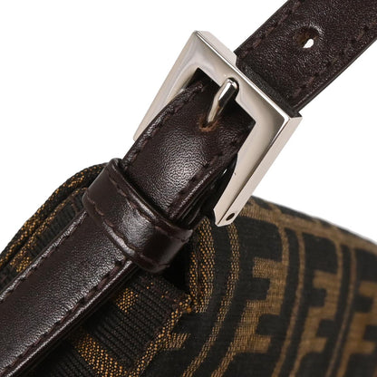 Fendi Brown Canvas Zucca Handbag