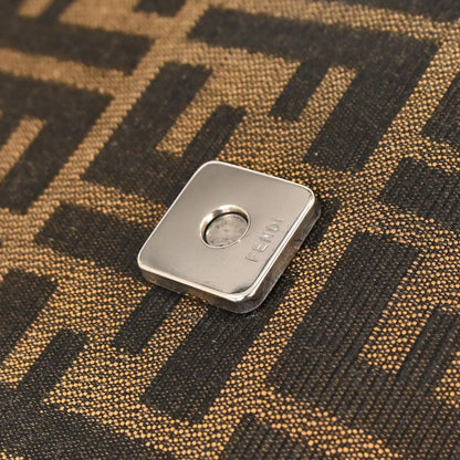 Fendi Brown Canvas Zucca Handbag