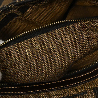 Fendi Brown Canvas Zucca Baguette Handbag