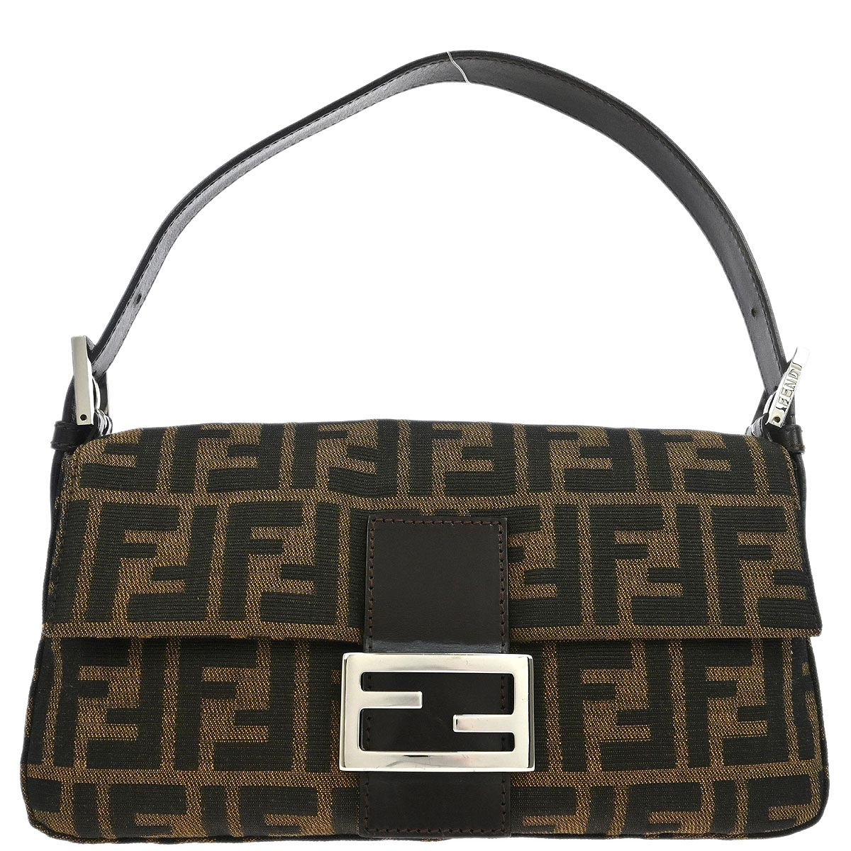 Fendi Brown Zucca Baguette Handbag