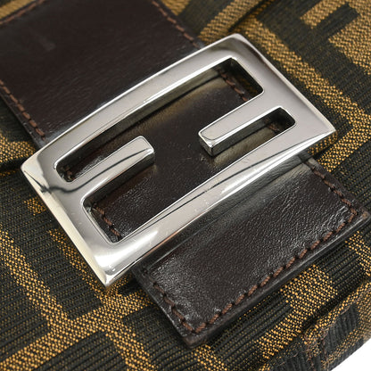 Fendi Brown Zucca Baguette Handbag