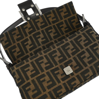 Fendi Brown Zucca Baguette Handbag