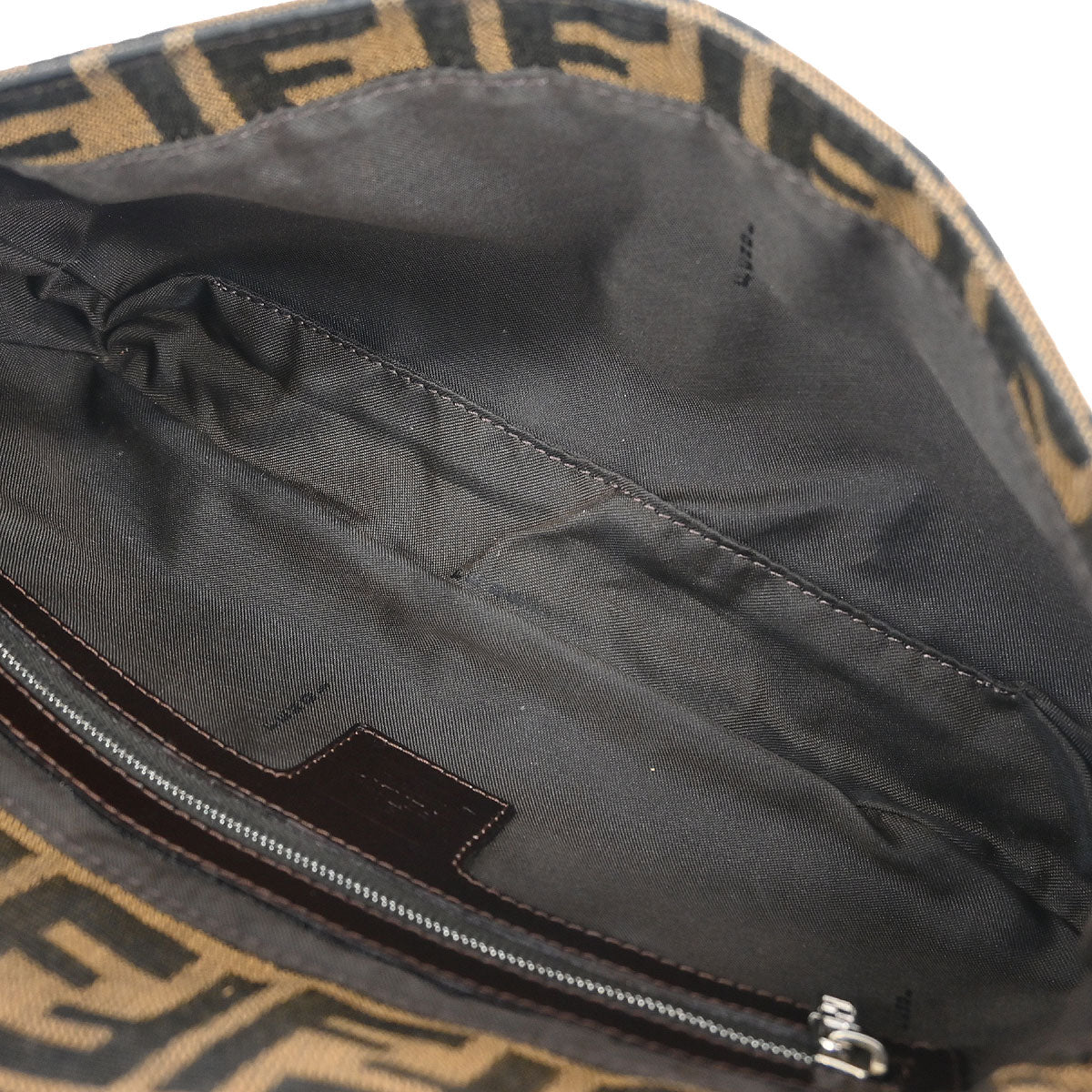 Fendi Brown Zucca Baguette Handbag