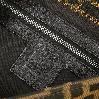 Fendi Brown Zucca Baguette Handbag
