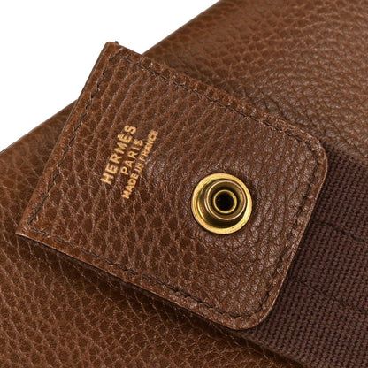 Hermes Marron Fonce Courchevel Tsako Shoulder Bag