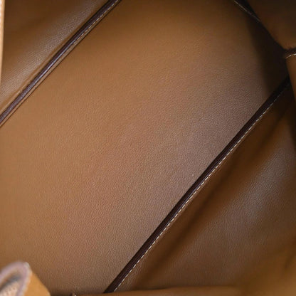 Hermes Gold Taurillon Clemence Haut a Courroies 50 Handbag