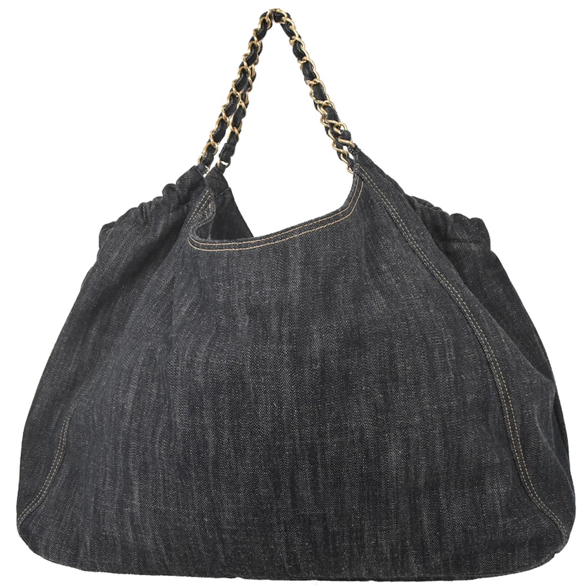 Chanel 2006-2008 Indigo Denim Coco Cabas Tote Handbag