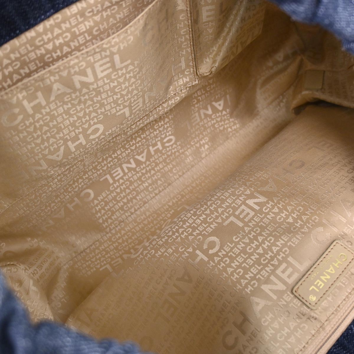 Chanel 2006-2008 Indigo Denim Coco Cabas Tote Handbag