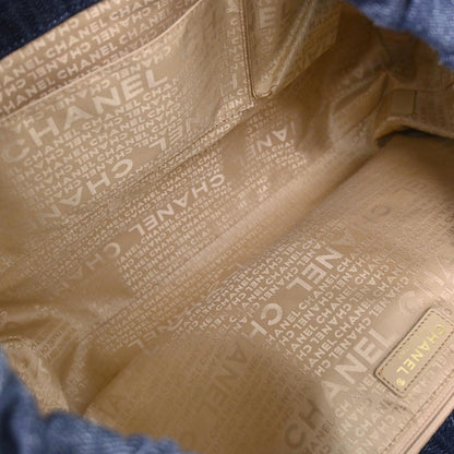 Chanel 2006-2008 Indigo Denim Coco Cabas Tote Handbag