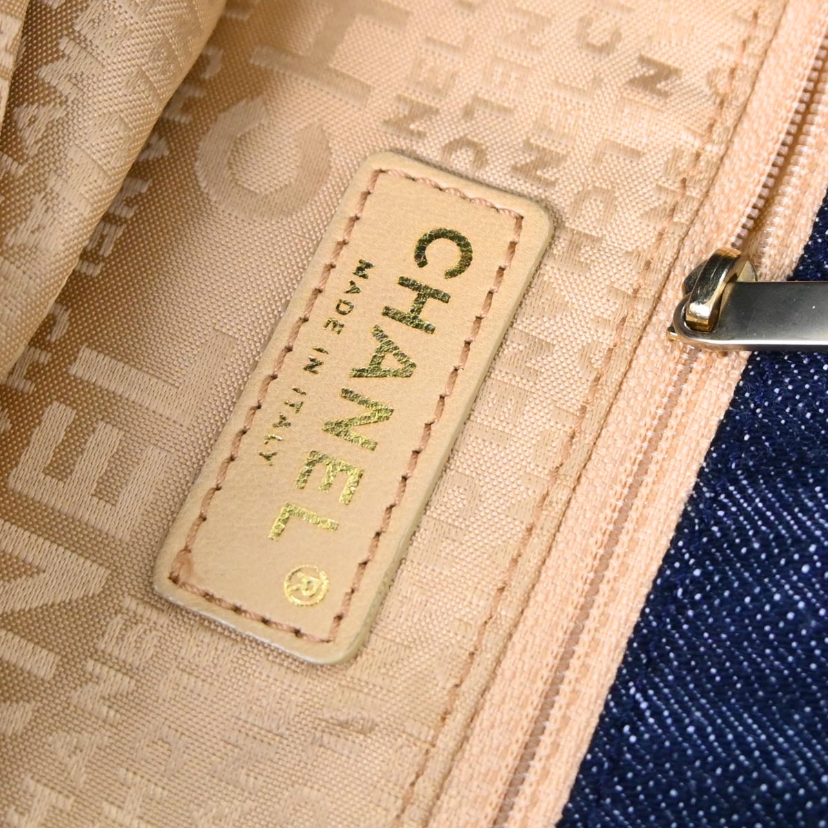 Chanel 2006-2008 Indigo Denim Coco Cabas Tote Handbag