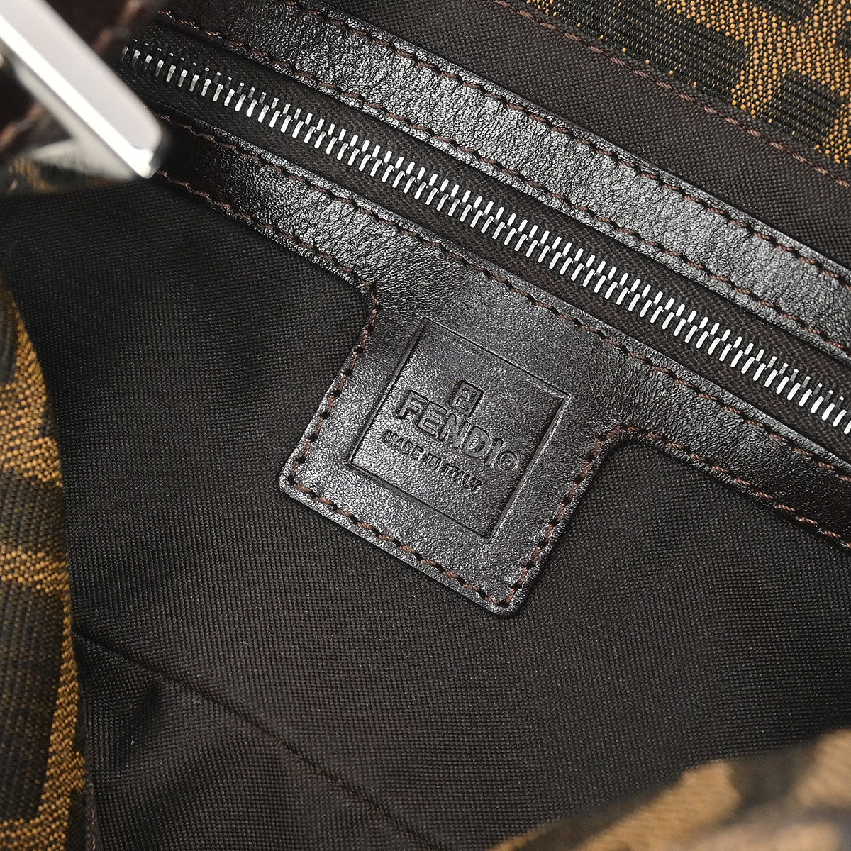 Fendi Brown Zucca Handbag