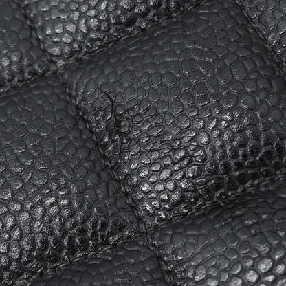 Chanel 1996-1997 Black Caviar Camera Bag Large