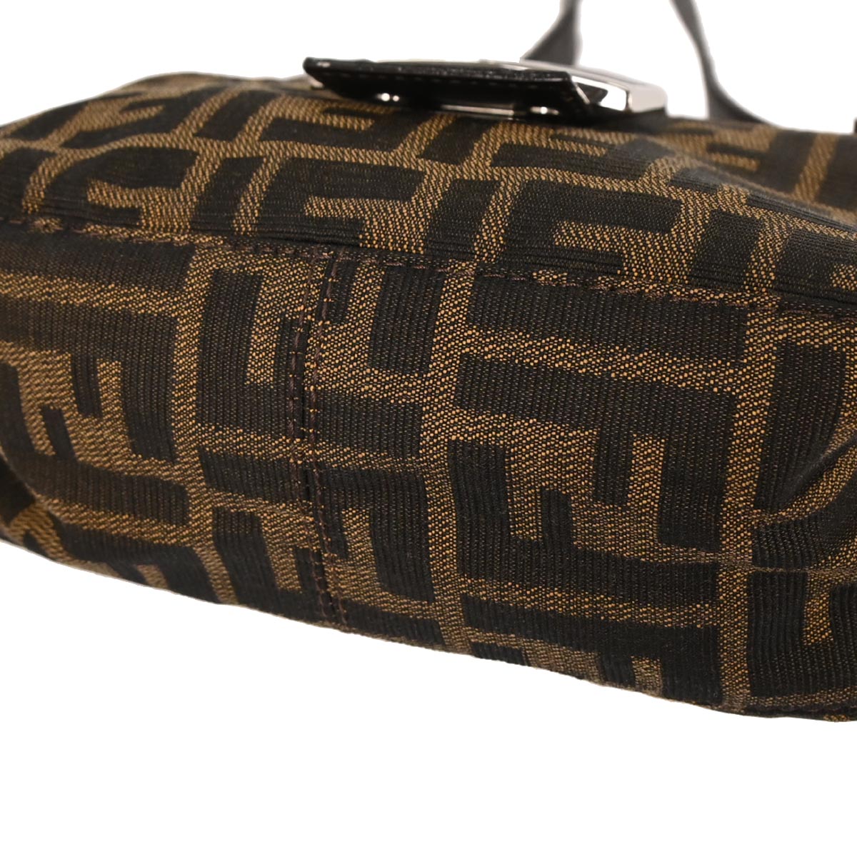 Fendi Brown Canvas Zucca Handbag