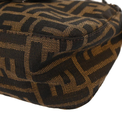 Fendi Brown Canvas Zucca Handbag