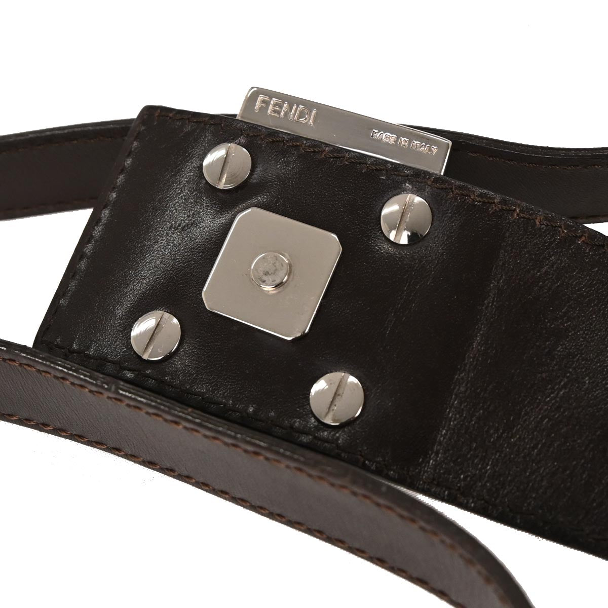 Fendi Brown Canvas Zucca Handbag