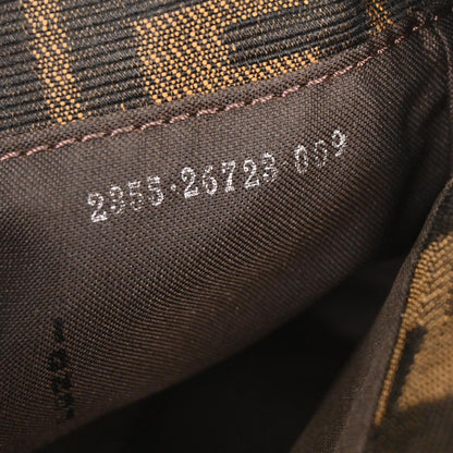 Fendi Brown Canvas Zucca Handbag