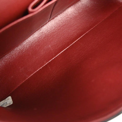 Chanel 1996-1997 Black Lambskin Medium Classic Double Flap Shoulder Bag