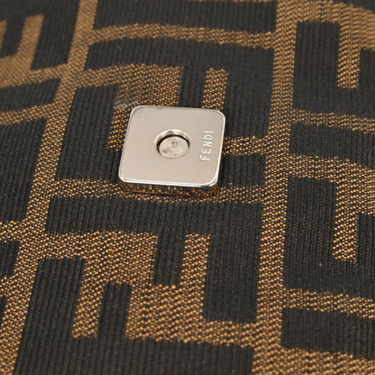 Fendi Brown Canvas Zucca Baguette Handbag