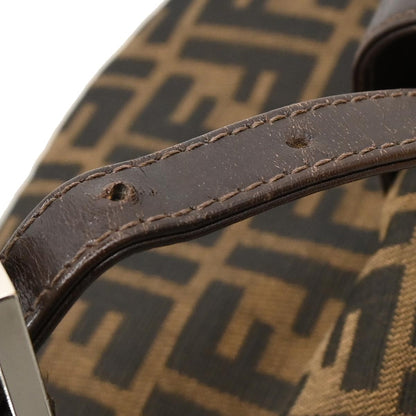 Fendi Brown Canvas Zucca Handbag