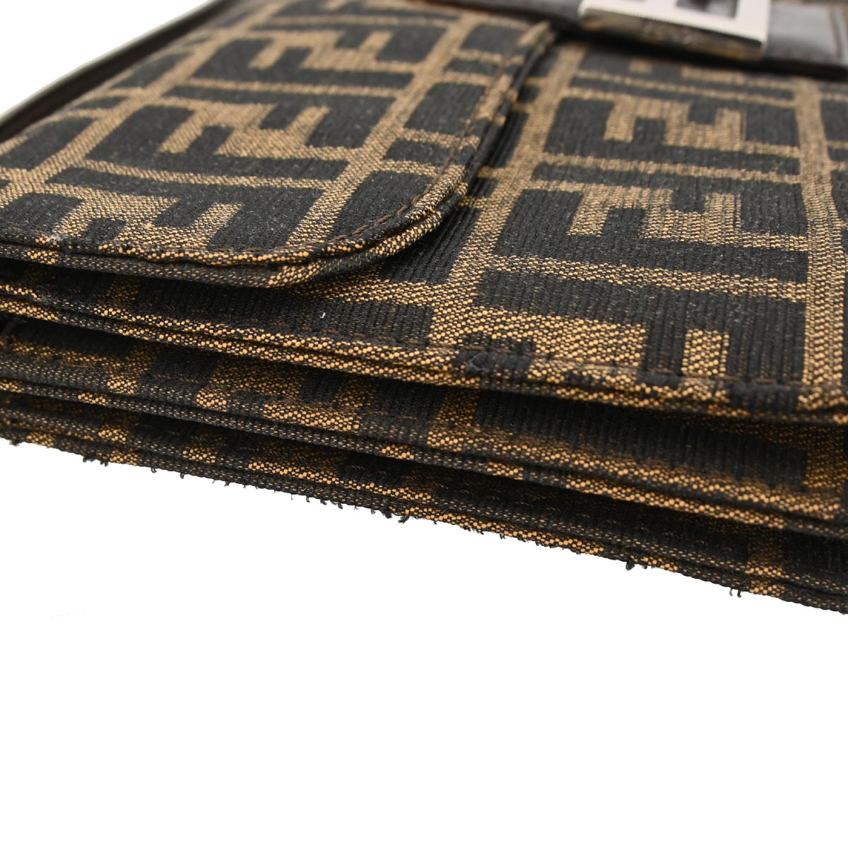 Fendi Brown Canvas Zucca Handbag