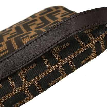 Fendi Brown Canvas Zucca Handbag