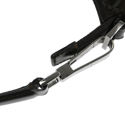 Gucci Brown Suede GG Hobo Handbag