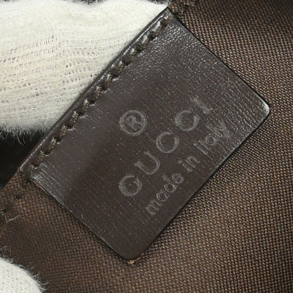 Gucci Brown Suede GG Hobo Handbag