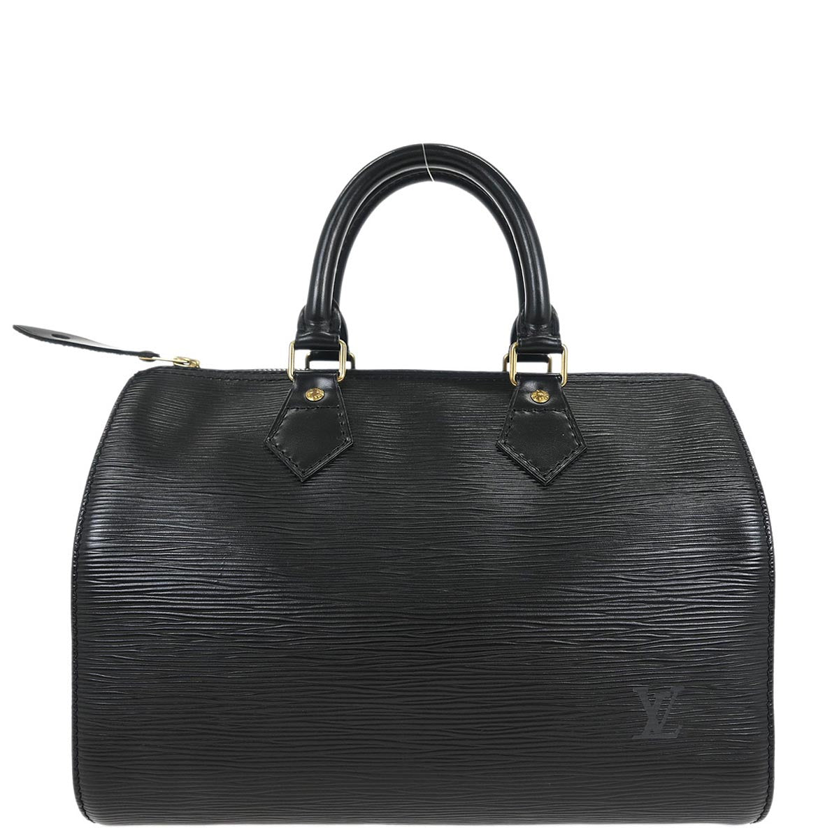 Louis Vuitton Black Epi Speedy 25 Handbag M43012