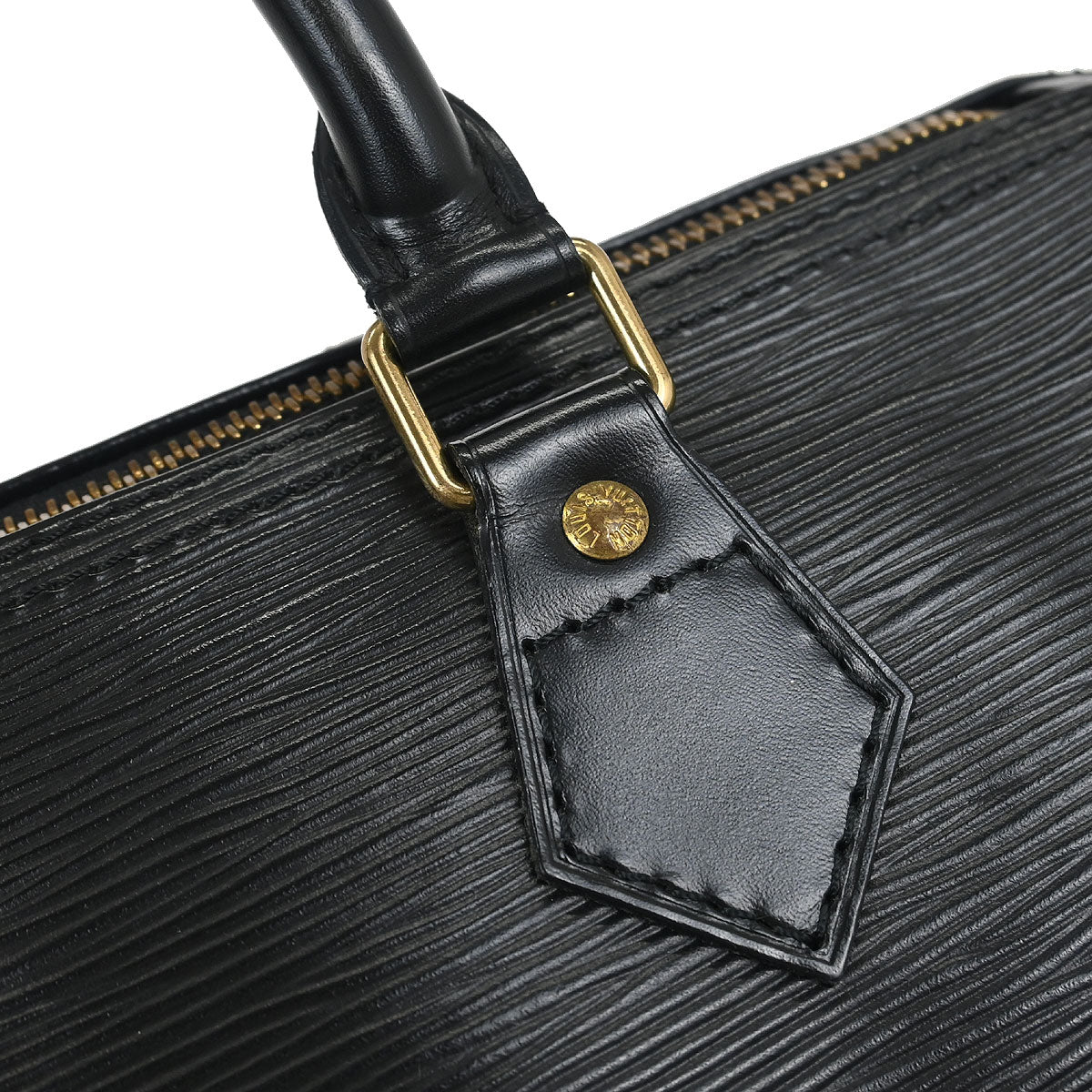 Louis Vuitton Black Epi Speedy 25 Handbag M43012