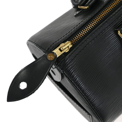 Louis Vuitton Black Epi Speedy 25 Handbag M43012