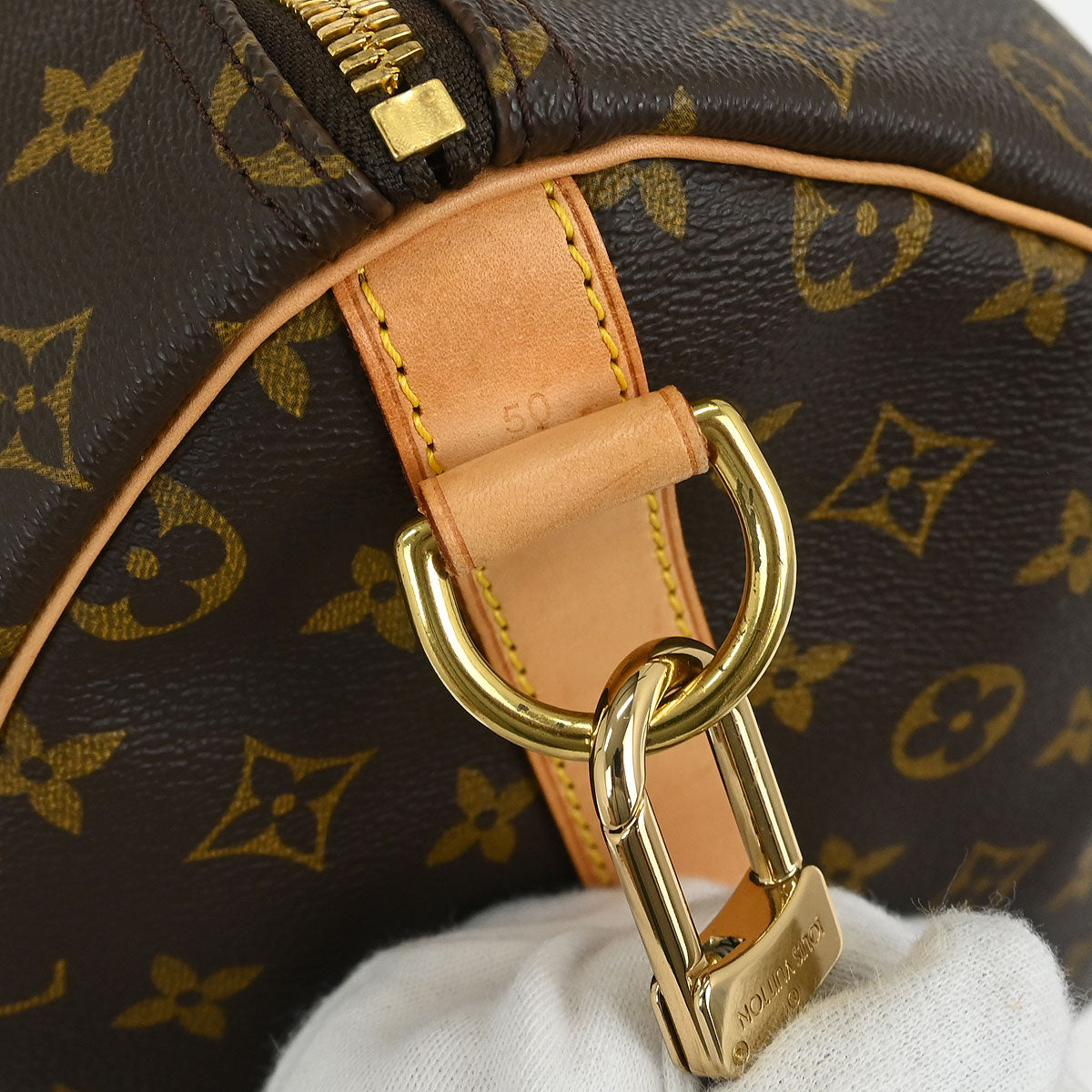 Louis Vuitton Keepall 50 Bandouliere Handbag Monogram M41416