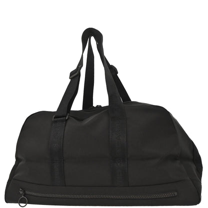 Chanel 2002-2003 Black Nylon Sport Line Duffle Gym Handbag