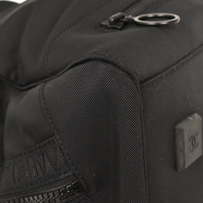 Chanel 2002-2003 Black Nylon Sport Line Duffle Gym Handbag