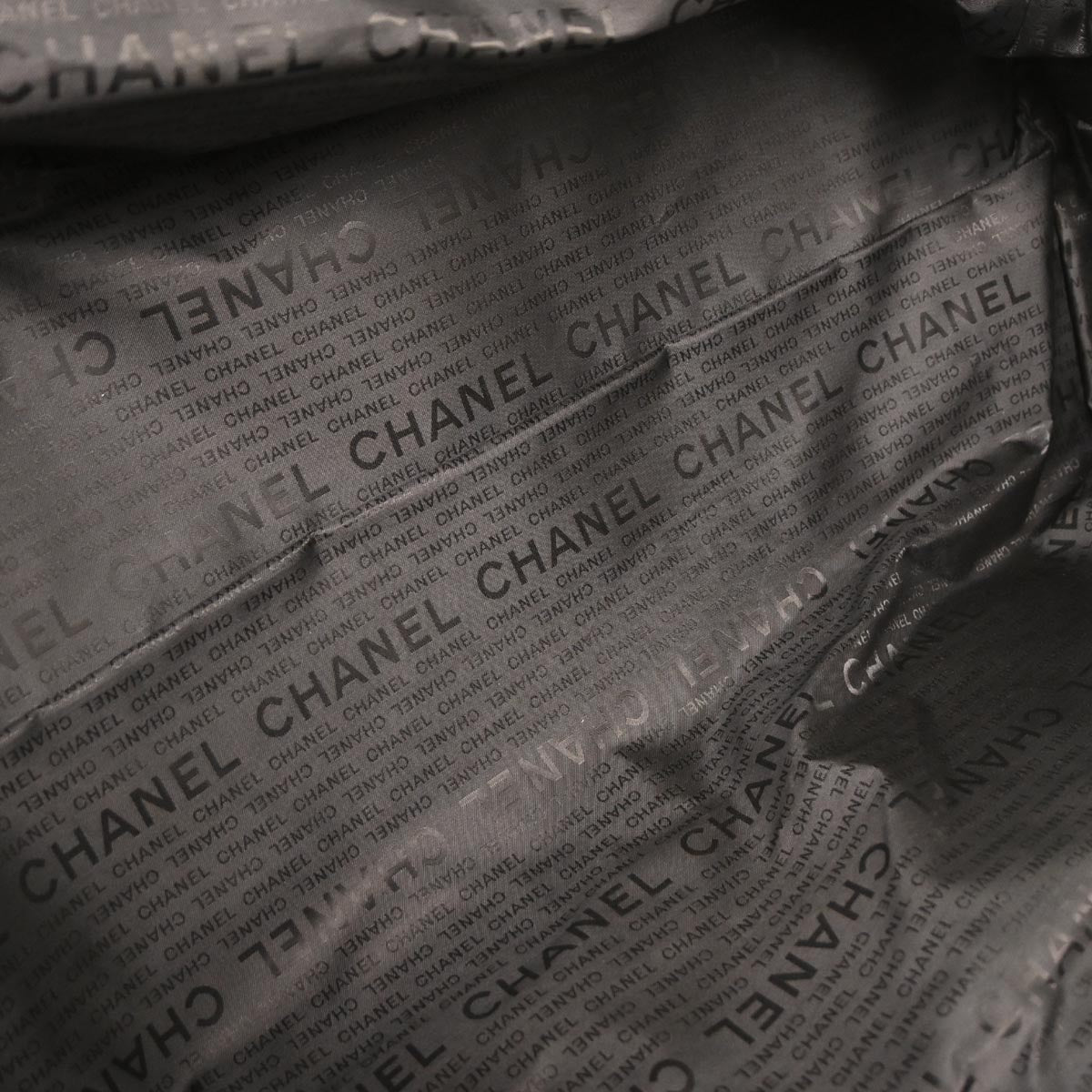 Chanel 2002-2003 Black Nylon Sport Line Duffle Gym Handbag