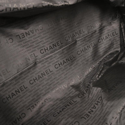 Chanel 2002-2003 Black Nylon Sport Line Duffle Gym Handbag