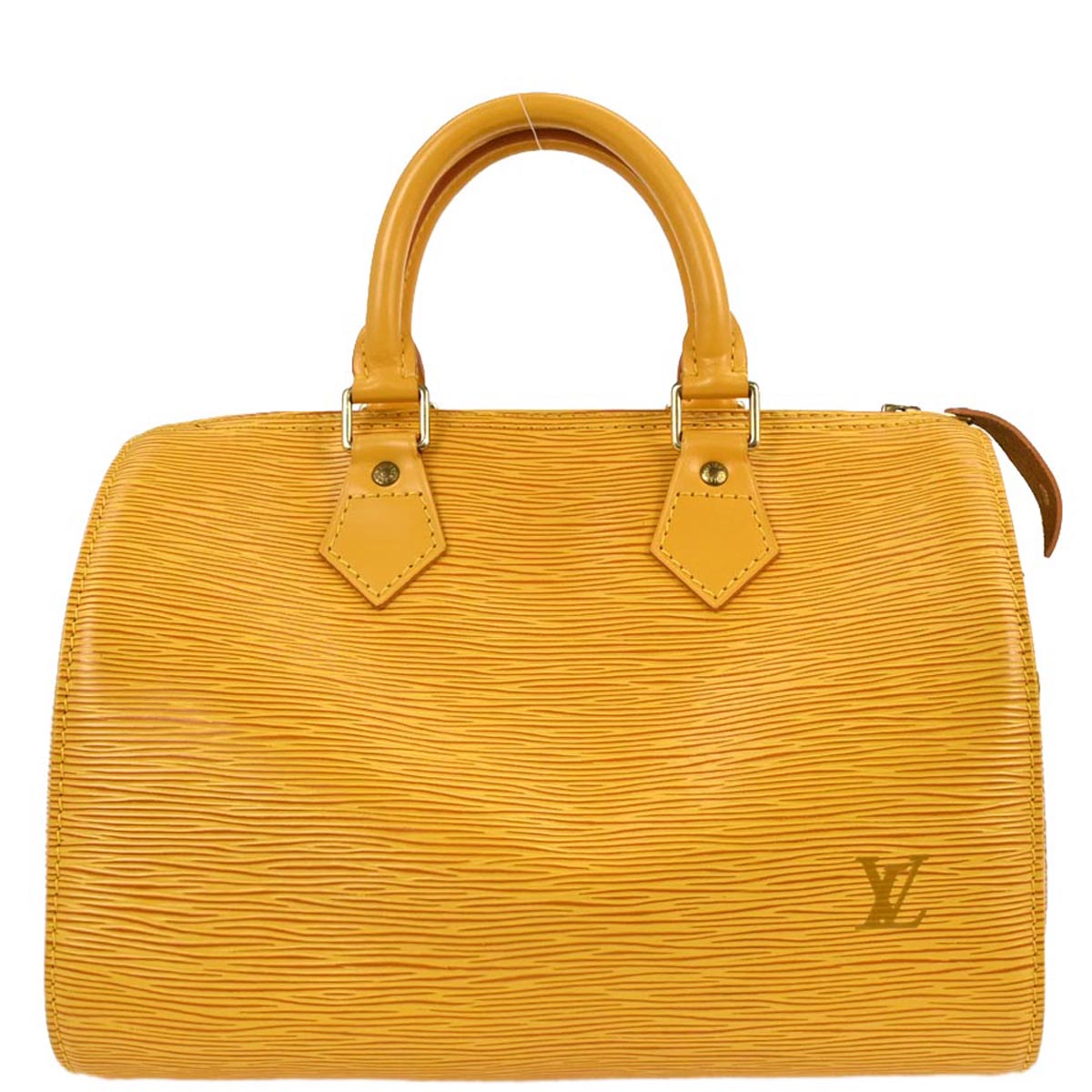 Louis Vuitton Yellow Epi Speedy 25 Handbag M43019